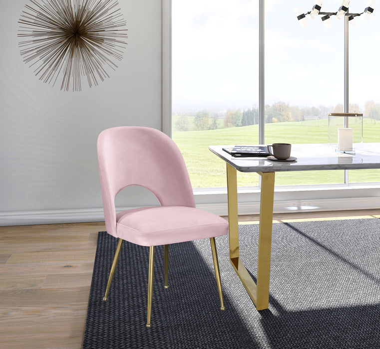 Logan - Dining Chair (Set of 2) - Gold Legs - Simple Home Plus