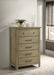 Hazlewood - 5-Drawer Bedroom Chest Of Drawers - Vineyard Oak - Simple Home Plus