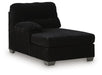 SimpleJoy - LAF Corner Chaise - Onyx - Simple Home Plus