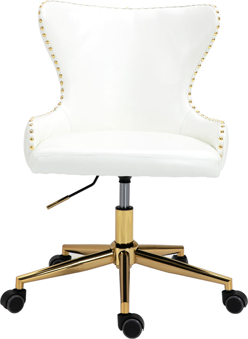 Hendrix - Office Chair with Gold Legs - Simple Home Plus
