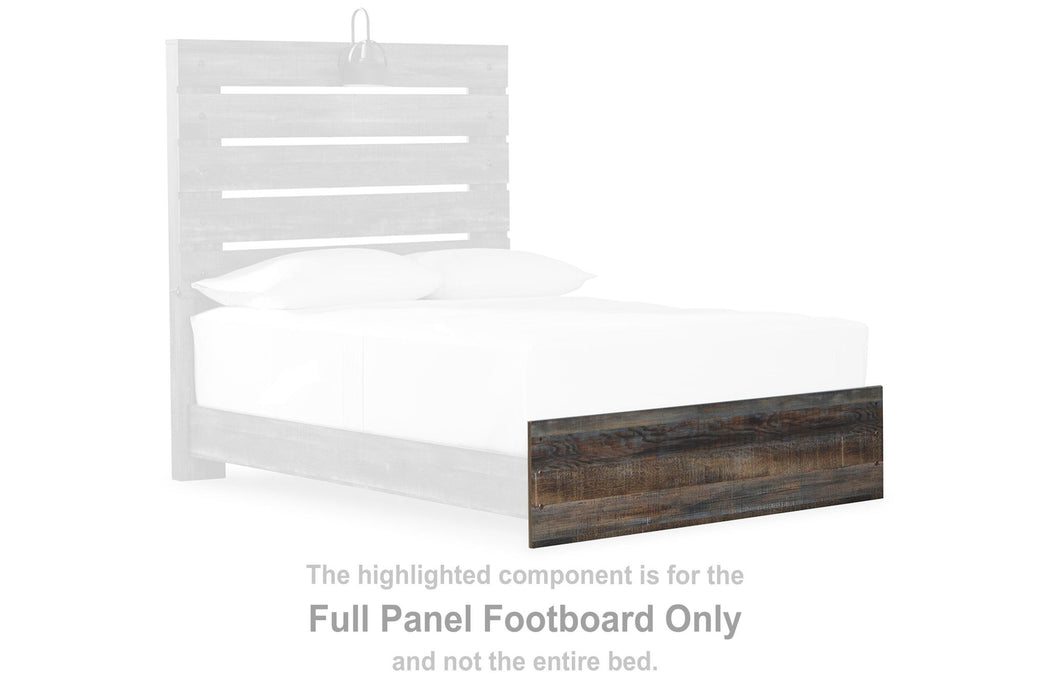 Drystan - Full Panel Footboard - Brown / Beige - Simple Home Plus