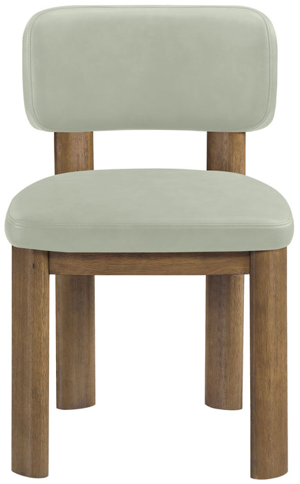 Paloma - Vegan Leather Upholstered Dining Chair (Set of 2) - Brown Frame - Simple Home Plus
