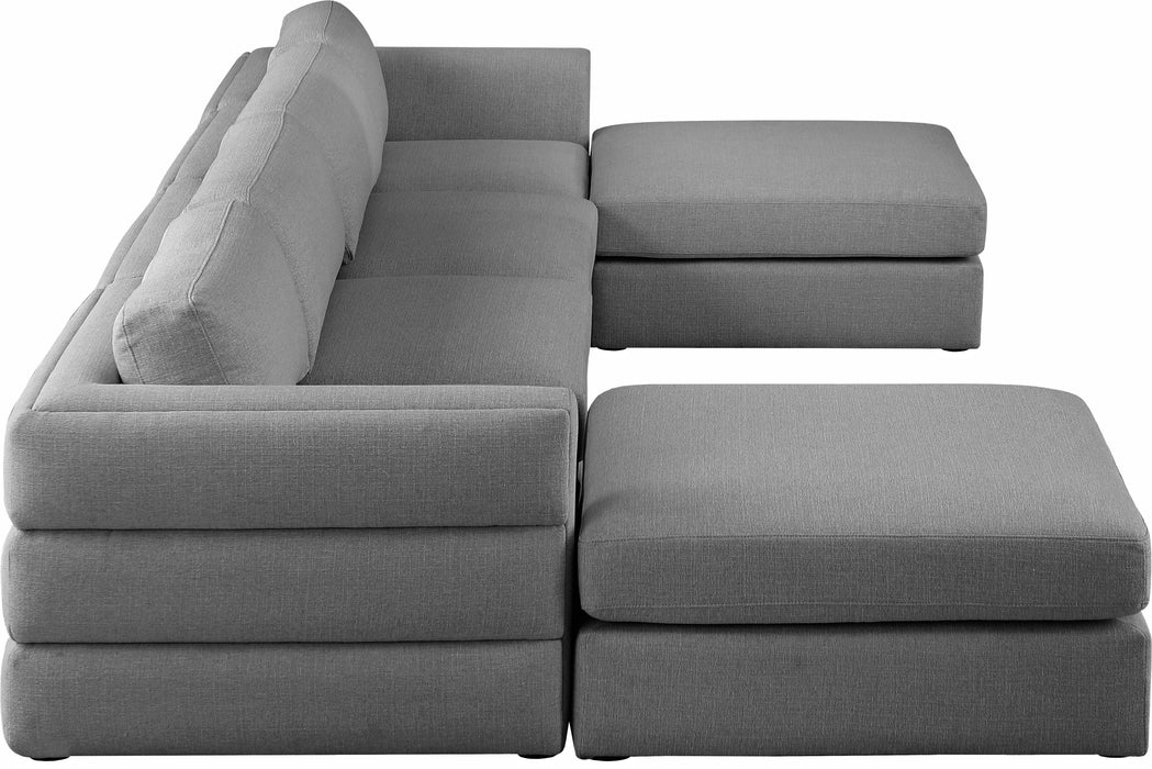 Beckham - 6 Piece Double Chaise Modular Sectional - Simple Home Plus