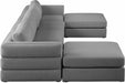 Beckham - 6 Piece Double Chaise Modular Sectional - Simple Home Plus