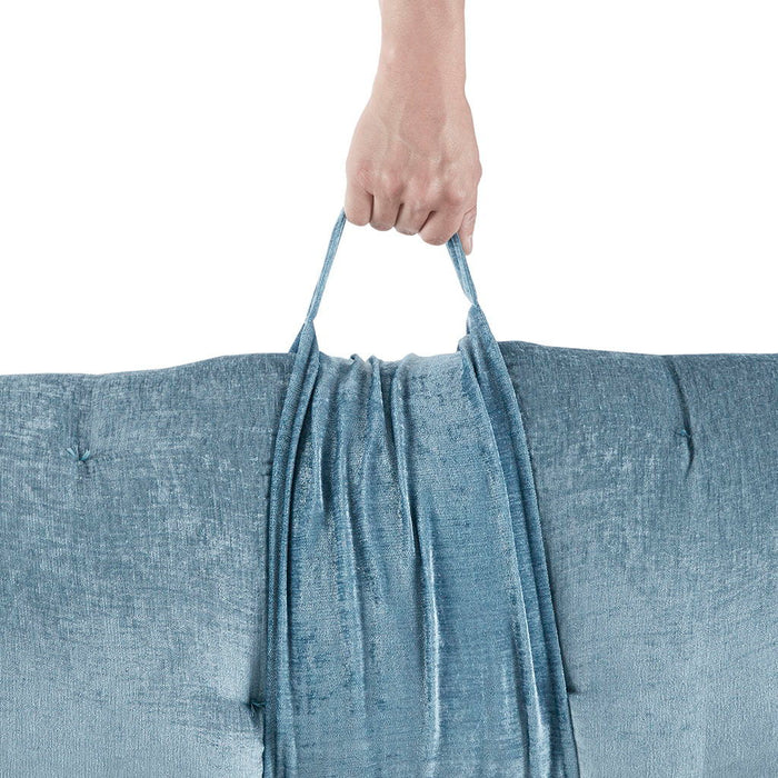 Edelia - Lounge Floor Pillow Cushion - Aqua - Simple Home Plus