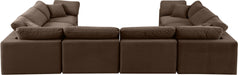 Comfy - 8 Piece Velvet Modular Sectional - Simple Home Plus
