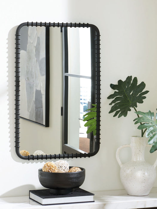 Judlow - Black - Accent Mirror - Simple Home Plus
