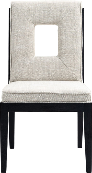 Gwendolyn - Dining Side Chair With Black Frame (Set of 2) - Simple Home Plus