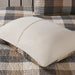 Ridge - King 6 Piece Herringbone Coverlet Set - Neutral - Simple Home Plus