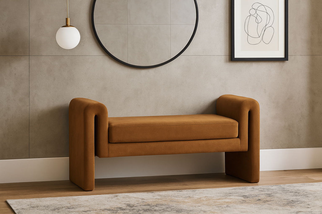 Sloan - Velvet Bench - Simple Home Plus