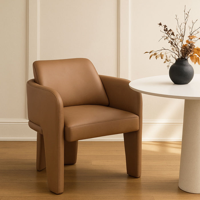 Vanda - Vegan Leather Upholstered Dining Chair - Simple Home Plus