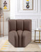 Arc - Faux Leather Curved Corner Chair - Simple Home Plus
