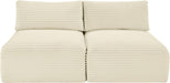 Shaggy - 2 Seat Modular Armless Sofa - Simple Home Plus