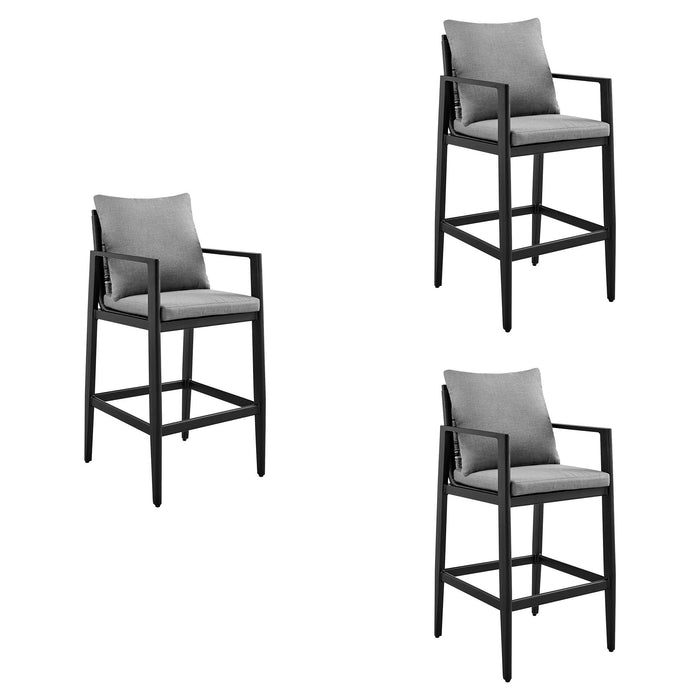 Cayman - Outdoor Patio Counter Height Bar Stool Set
