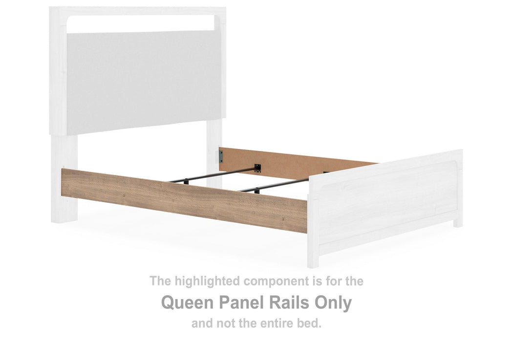 Kinlanni - Queen Panel Rails - Tan - Simple Home Plus