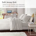 Blend Jersey Knit - 4 Piece Queen All Season Sheet Set - Gray - Simple Home Plus