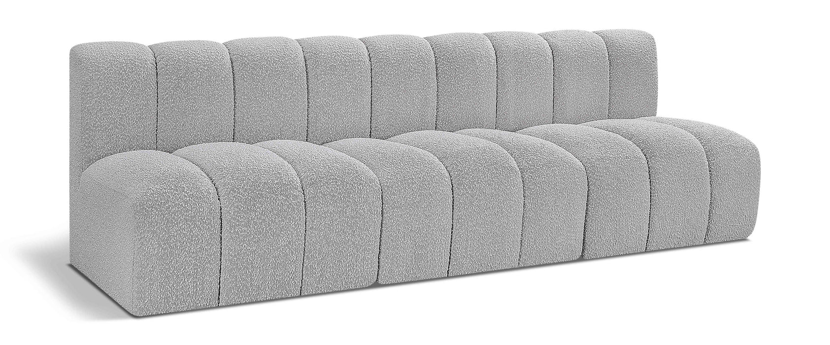 Arc - Boucle Fabric 3 Seats Modular Sofa - Simple Home Plus