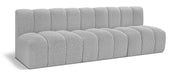 Arc - Boucle Fabric 3 Seats Modular Sofa - Simple Home Plus