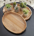 Jocelyne - Brown / Black - Tray Set (Set of 2) - Simple Home Plus