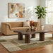 Cove - 48" Oak Veneer And Solid Wood Coffee Table - Simple Home Plus