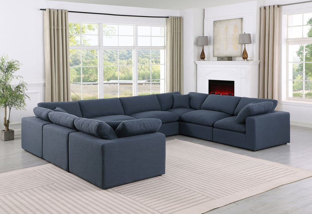 Comfy - 8 Piece Linen Modular Sectional - Simple Home Plus