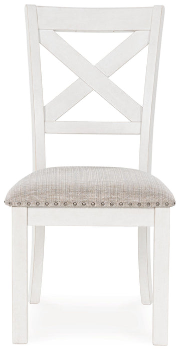 Robbinsdale - Antique White - Dining Upholstered Side Chair (Set of 2) - Simple Home Plus