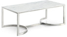 Copley - Coffee Table - Pearl Silver - Simple Home Plus