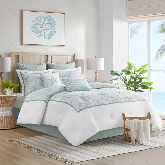 Maya Bay - Comforter Set- White - Simple Home Plus