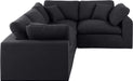Comfy - 4 Piece Linen Fabric Modular Sectional - Simple Home Plus