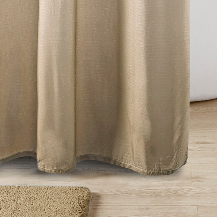 Ara - Ombre Printed Shower Curtain - Taupe - Simple Home Plus