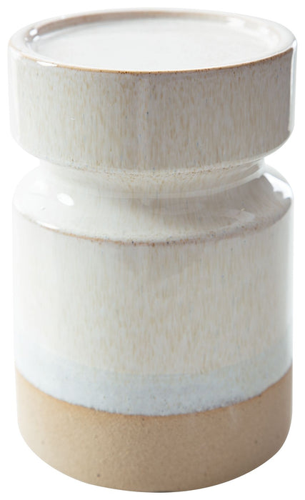 Hurston - Ivory / Brown - Candle Holder Set (Set of 3) - Simple Home Plus