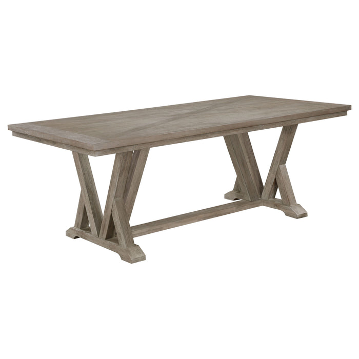 Cornelia - Rectangular Dining Table - Coastal Gray - Simple Home Plus