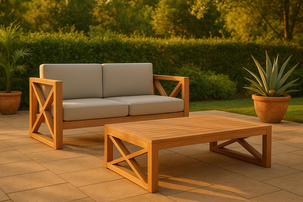 Anguilla - Water Resistant Outdoor Loveseat - Simple Home Plus