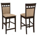 Gabriel - Closed Back Counter Chair (Set of 2) - Cappuccino - Simple Home Plus