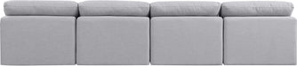 Indulge - Linen 4 Seat Modular Armless Sofa - Simple Home Plus