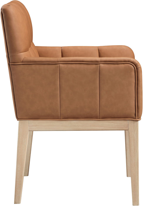Adrian - Dining Arm Chair (Set of 2) - Light Brown Legs - Simple Home Plus
