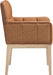 Adrian - Dining Arm Chair (Set of 2) - Light Brown Legs - Simple Home Plus