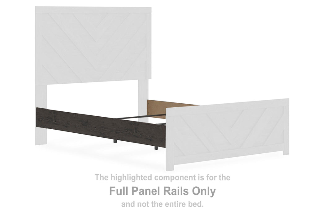 Prendonea - Full Panel Rails - Charcoal - Simple Home Plus