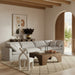 Indulge - Linen 4 Seat Modular Sofa - Simple Home Plus