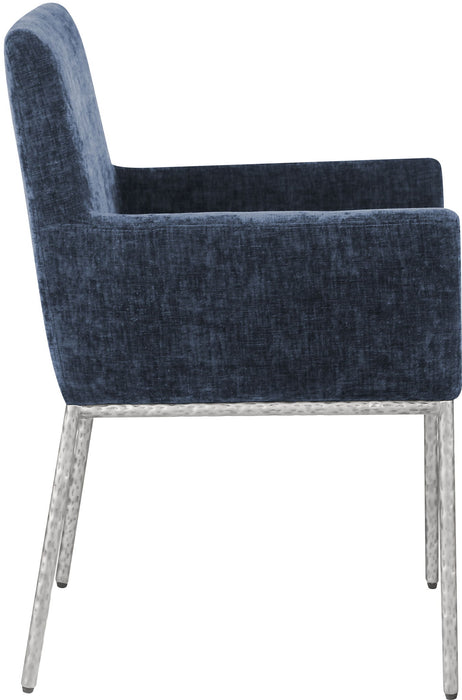 Reeves - Dining Chair With Silver Legs (Set of 2) - Simple Home Plus