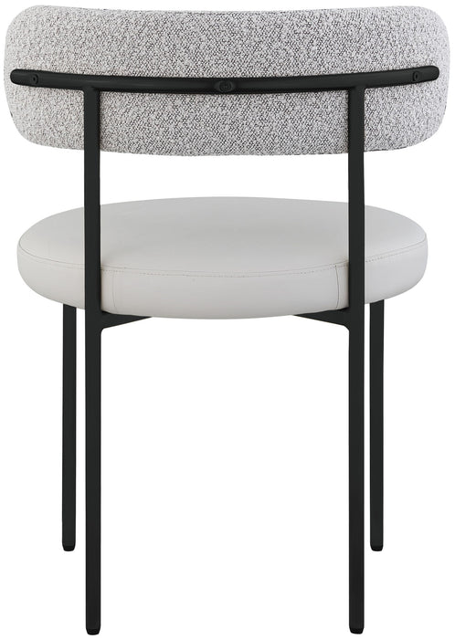 Beacon - Faux Leather Dining Chair With Black Legs (Set of 2) - Simple Home Plus
