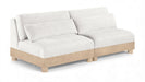 Turin - Chenille Fabric Upholstered Modular Sectional - White - Simple Home Plus