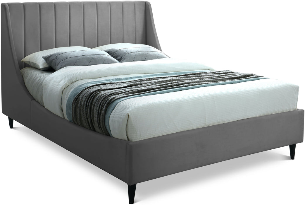 Eva - Velvet Bed - Simple Home Plus