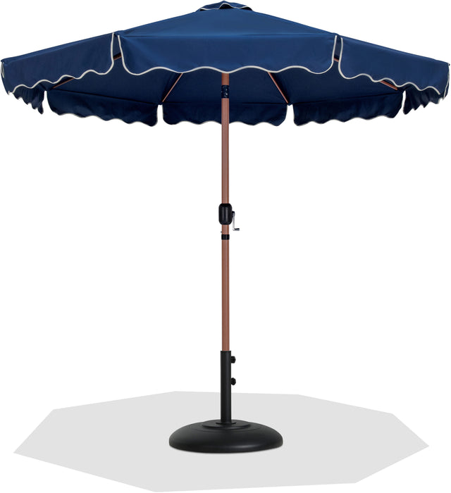 Amalfi - Patio Umbrella - Black Base / Light Brown Pole - Simple Home Plus