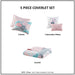Cloud - Reversible Coverlet Cotton Set - Pink - Simple Home Plus