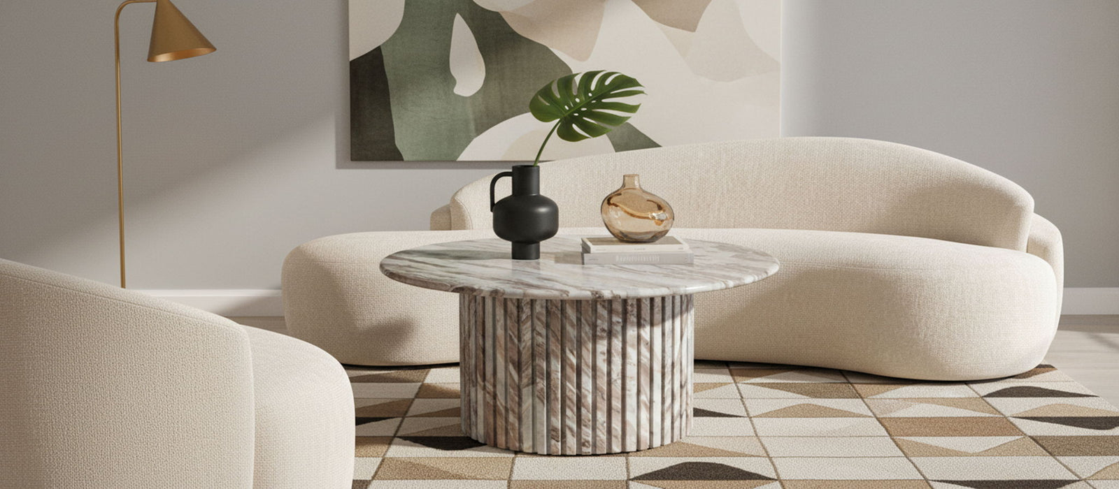 Genoa - Marble Table - Simple Home Plus