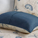 Bayside - Queen Piece Comforter (Set of 7) - Blue - Simple Home Plus