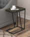 Carly - Expandable Engineered Wood C-Shaped Side Table - Simple Home Plus