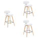 Fox - Swivel Counter Height Stool - Light Brown - Simple Home Plus
