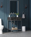 Marmo - Engineered Marble Bathroom Vanity With Chrome Base - Simple Home Plus